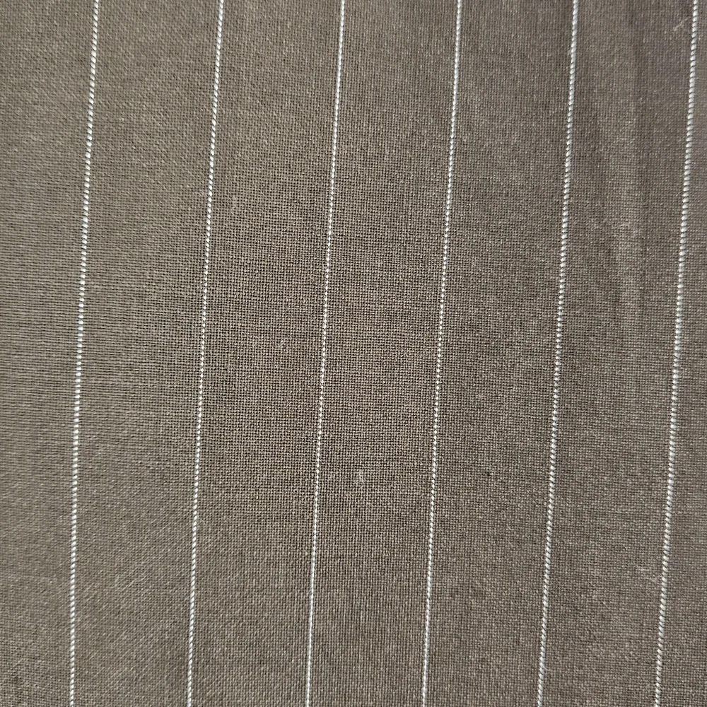 NWOT Talbots brown pinstripe Heritage wool blend trousers pants Womens 12 - Picture 8 of 9